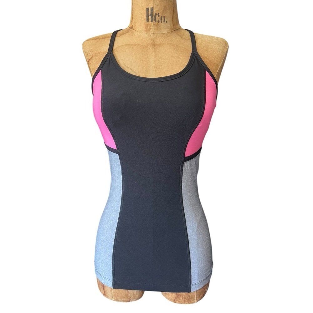 Reebok Black and Pink Athletic Tank Like New! XS